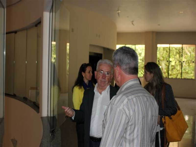 Encontro realizado na Secretaria Executiva do Congresso Florestal Estadual do RS