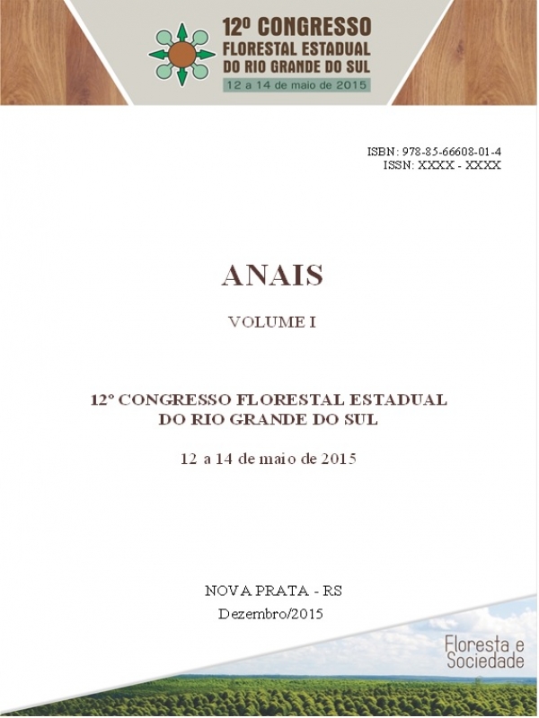 ANAIS DO 12º CONGRESSO FLORESTAL ESTADUAL DO RIO GRANDE DO SUL
